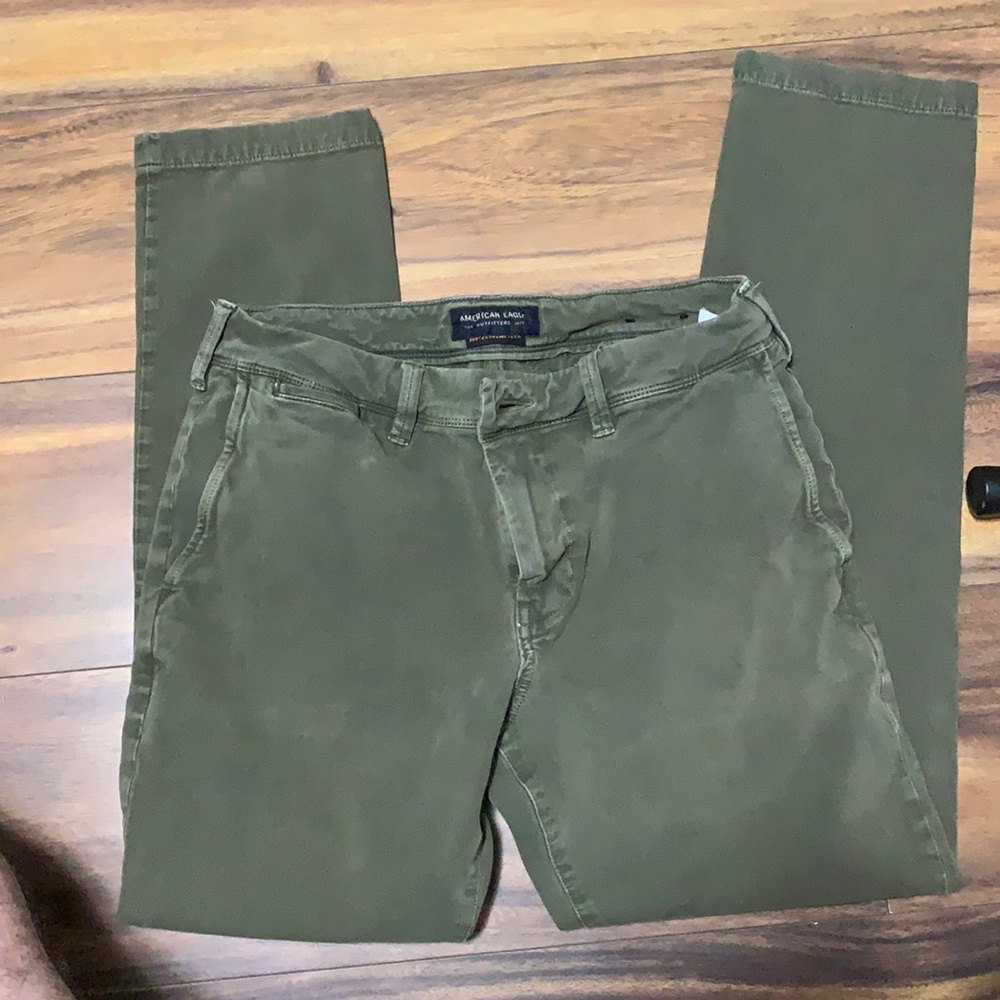 American Eagle Olive Green Pants 30x32